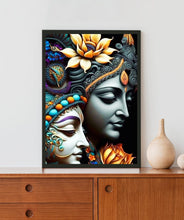 Load image into Gallery viewer, Radha Krishna Acrylic LED Light Wall Art
