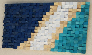 Acoustic Panel Wood Mosaic Wall Decor