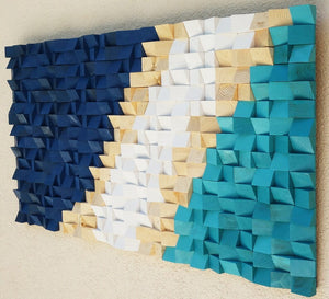 Acoustic Panel Wood Mosaic Wall Decor