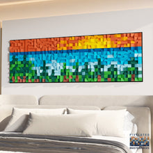 Load image into Gallery viewer, Forest Mosaic 3D Wood Mosaic Wall Decor
