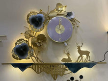 Load image into Gallery viewer, Gorgeous Deer Design Metal Wall Clock With LED Light
