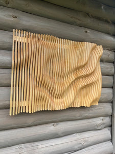 Splendid Wooden Parametric Wall Art