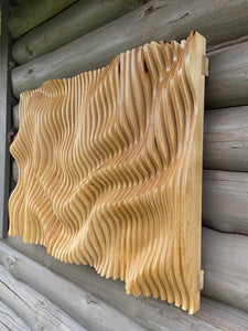 Splendid Wooden Parametric Wall Art