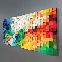 Load image into Gallery viewer, Future Vision Wood Mosaic Wall Decor
