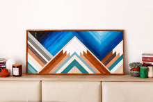 Load image into Gallery viewer, Mountain Wood Mosaic Wall Decor
