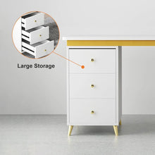 Load image into Gallery viewer, Modern Maple Storage Office Desk Table
