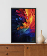 Load image into Gallery viewer, Colorful Feather Acrylic LED Light Wall Art
