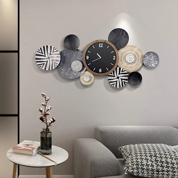 Desert Finch Metal Wall Clock