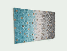 Load image into Gallery viewer, Chasing Clouds Wood Mosaic Wall Decor
