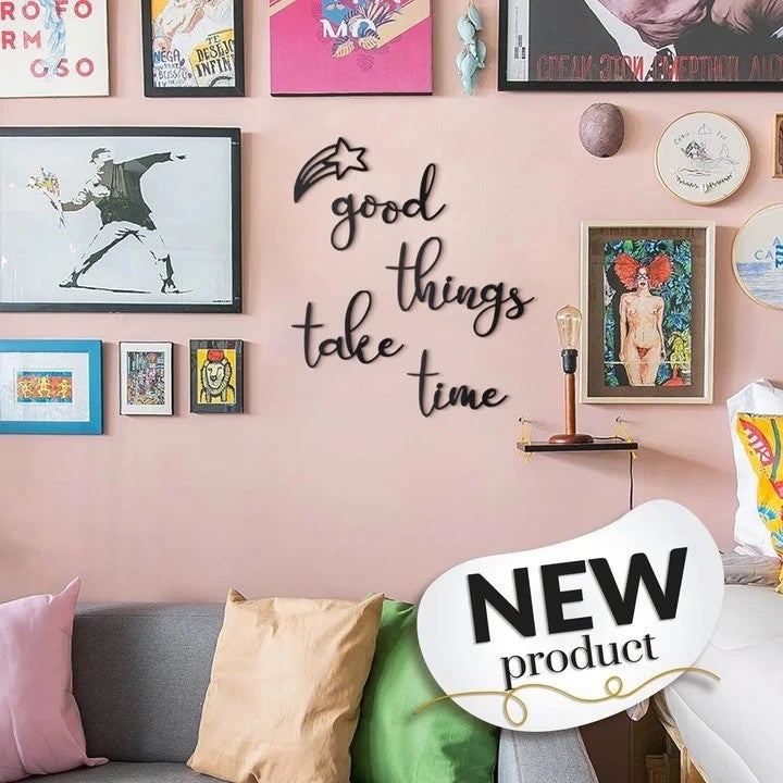 Good Things Take Time Wall Hanging