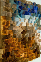 Load image into Gallery viewer, Fighting River Wood Mosaic Wall Decor
