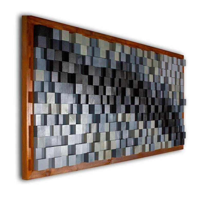 Kilimanjaro Wood Mosaic Wall Decor