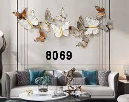 Butterfly Design Metal Wall Hanging