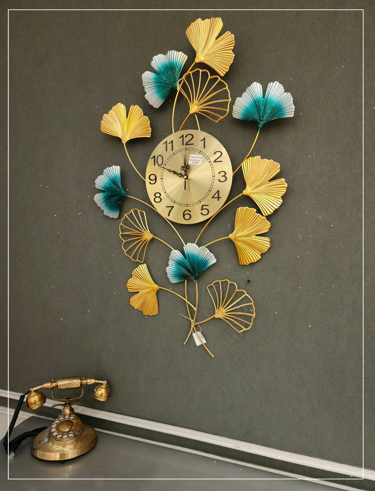 Attractive Metal Wall Clock