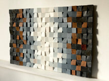 Load image into Gallery viewer, BEAUTIFUL RUSTIC WOOD MOSAIC WALL DECOR
