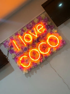 Name neon sign for gift or room decoration