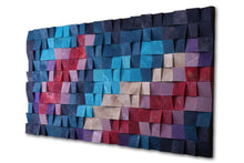 Load image into Gallery viewer, Just Feel The Blues Wood Mosaic Wall Decor
